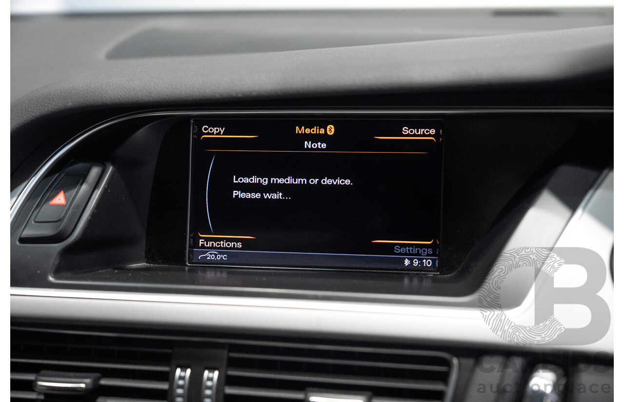 05/2013 Audi A4 1.8 TFSI B8 (8K) MY13 4d Sedan Grey Turbo 1.8L