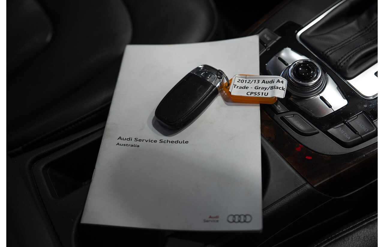 05/2013 Audi A4 1.8 TFSI B8 (8K) MY13 4d Sedan Grey Turbo 1.8L