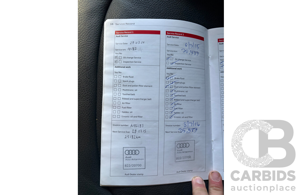 05/2013 Audi A4 1.8 TFSI B8 (8K) MY13 4d Sedan Grey Turbo 1.8L
