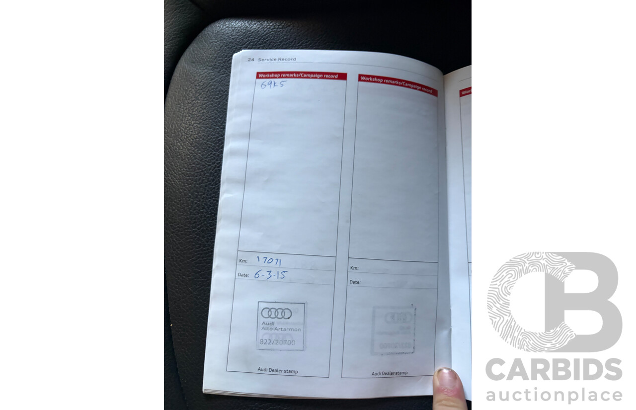 05/2013 Audi A4 1.8 TFSI B8 (8K) MY13 4d Sedan Grey Turbo 1.8L