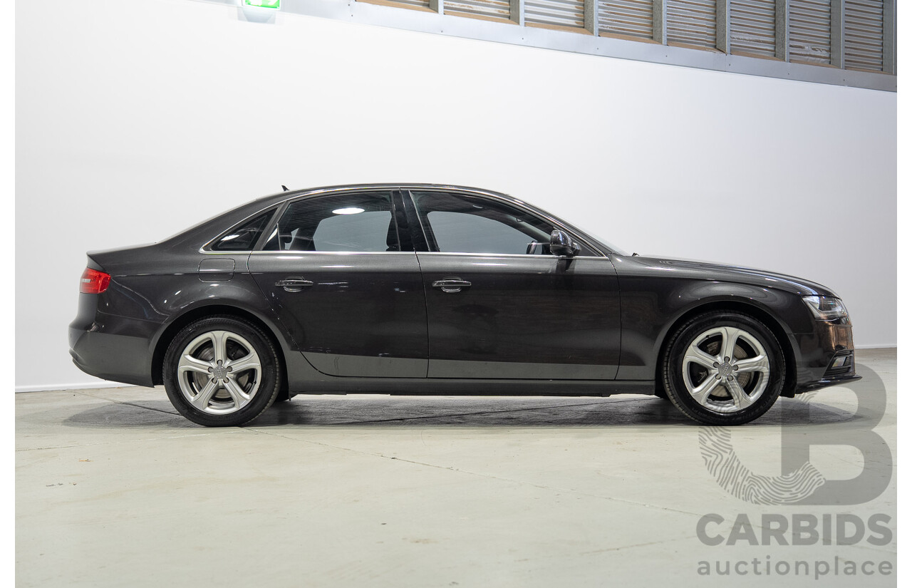 05/2013 Audi A4 1.8 TFSI B8 (8K) MY13 4d Sedan Grey Turbo 1.8L