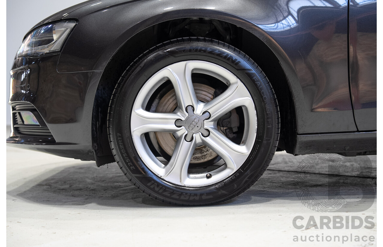 05/2013 Audi A4 1.8 TFSI B8 (8K) MY13 4d Sedan Grey Turbo 1.8L