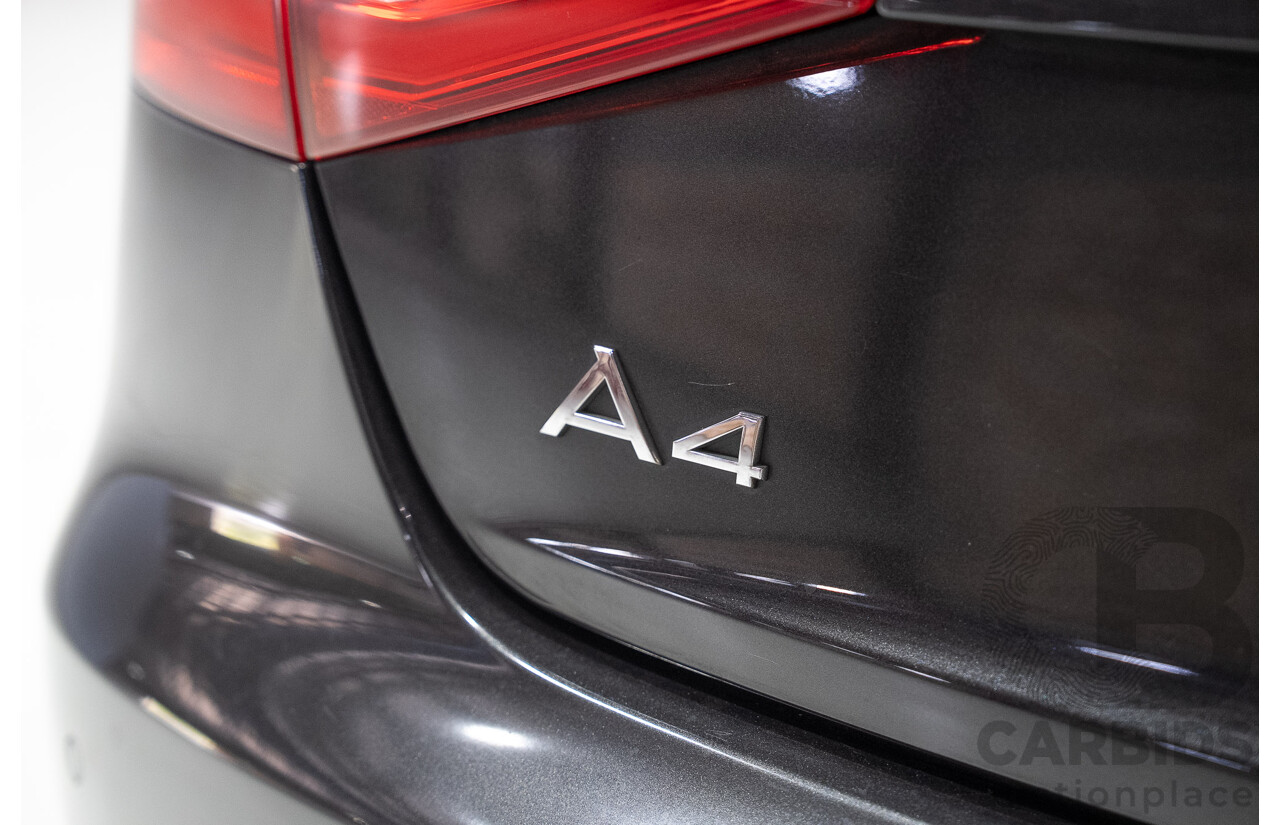 05/2013 Audi A4 1.8 TFSI B8 (8K) MY13 4d Sedan Grey Turbo 1.8L