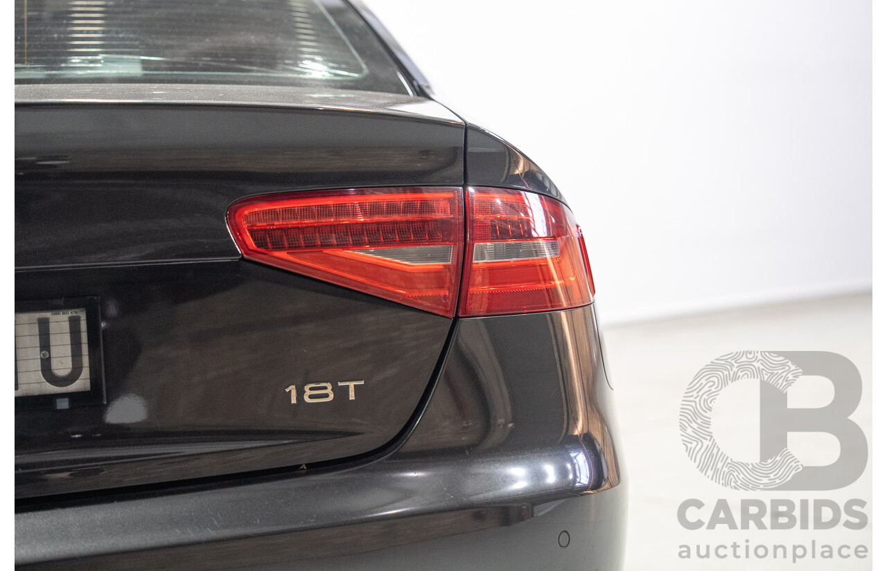 05/2013 Audi A4 1.8 TFSI B8 (8K) MY13 4d Sedan Grey Turbo 1.8L