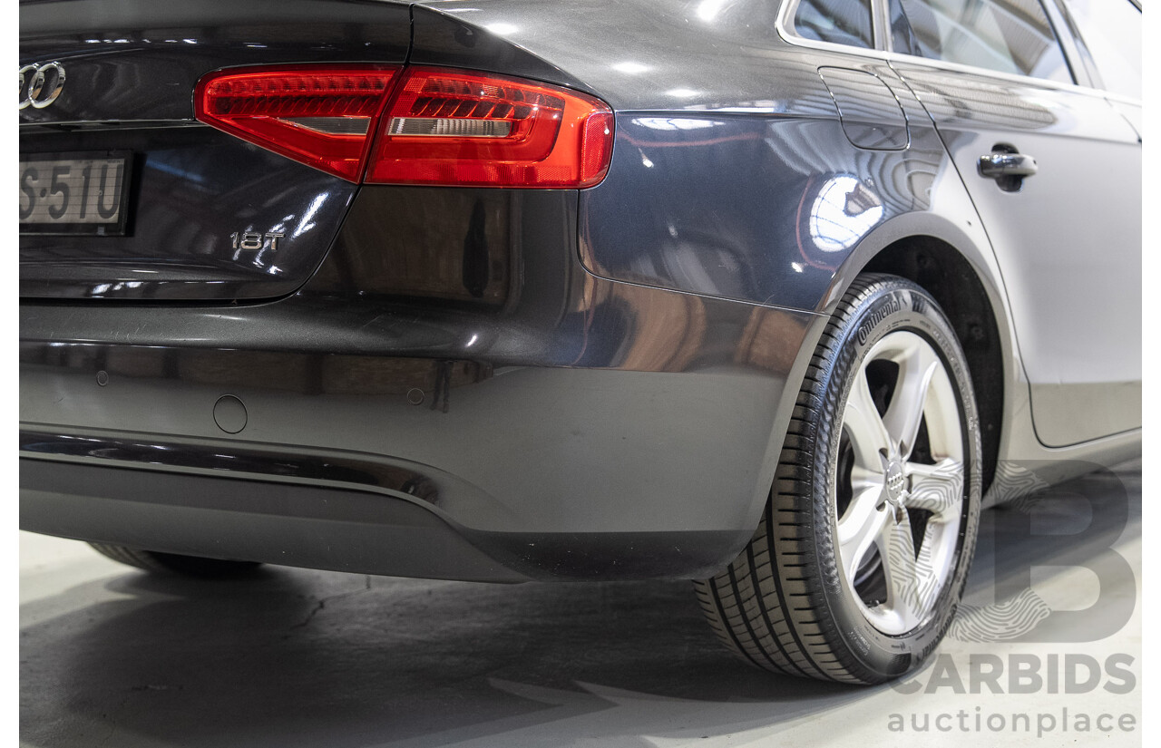 05/2013 Audi A4 1.8 TFSI B8 (8K) MY13 4d Sedan Grey Turbo 1.8L