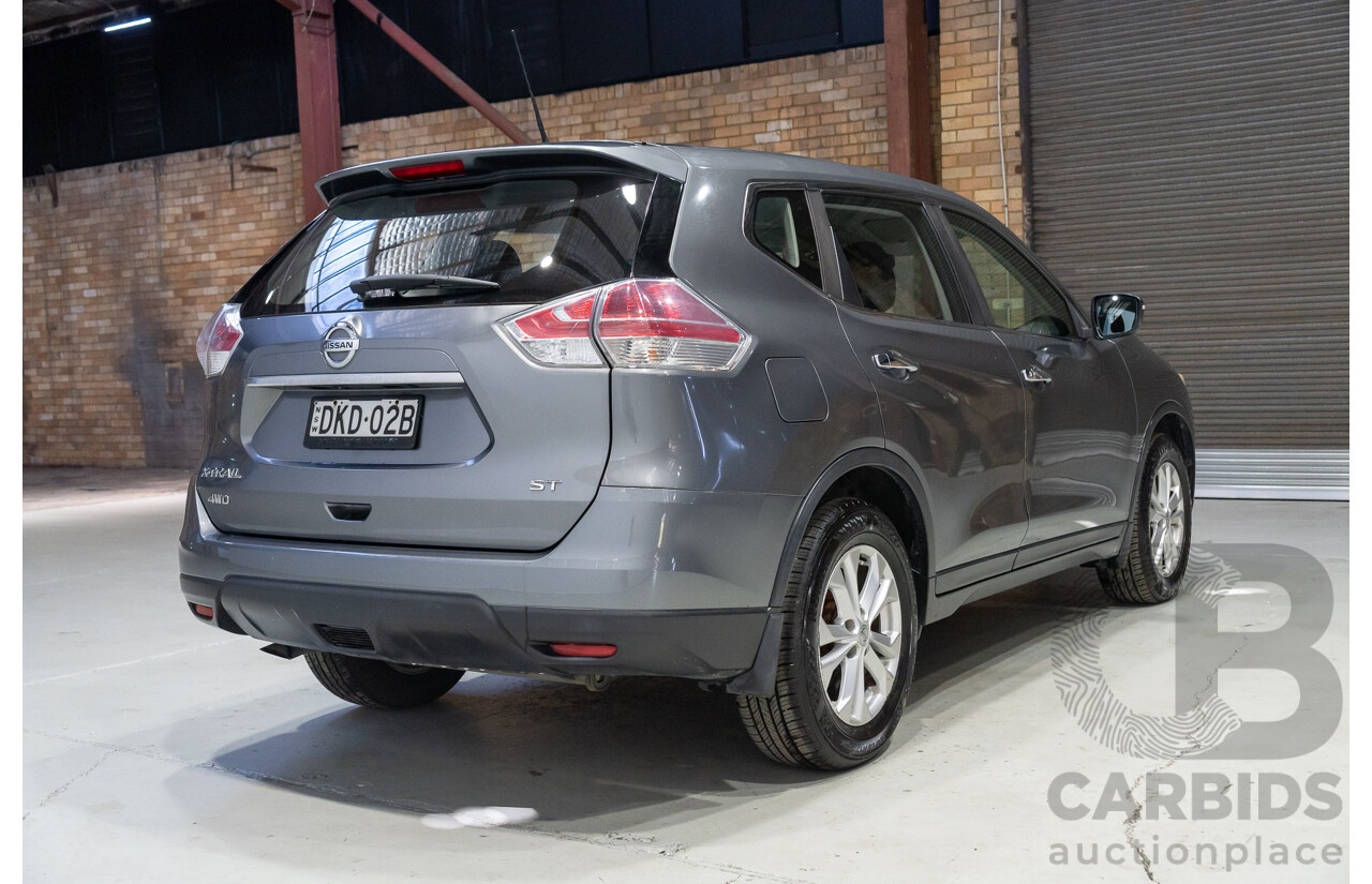 09/2015 Nissan X-Trail ST (4x4) T32 4d Wagon Grey 2.5L