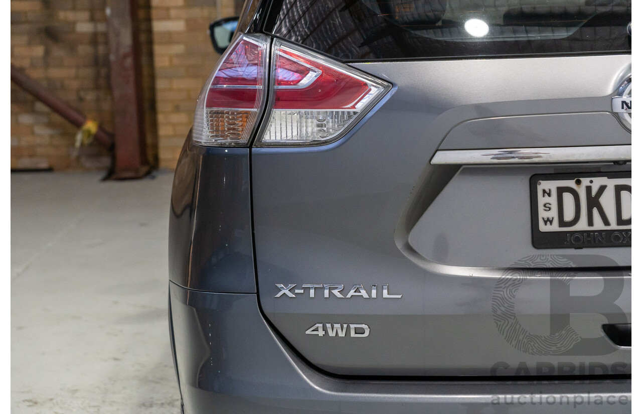 09/2015 Nissan X-Trail ST (4x4) T32 4d Wagon Grey 2.5L