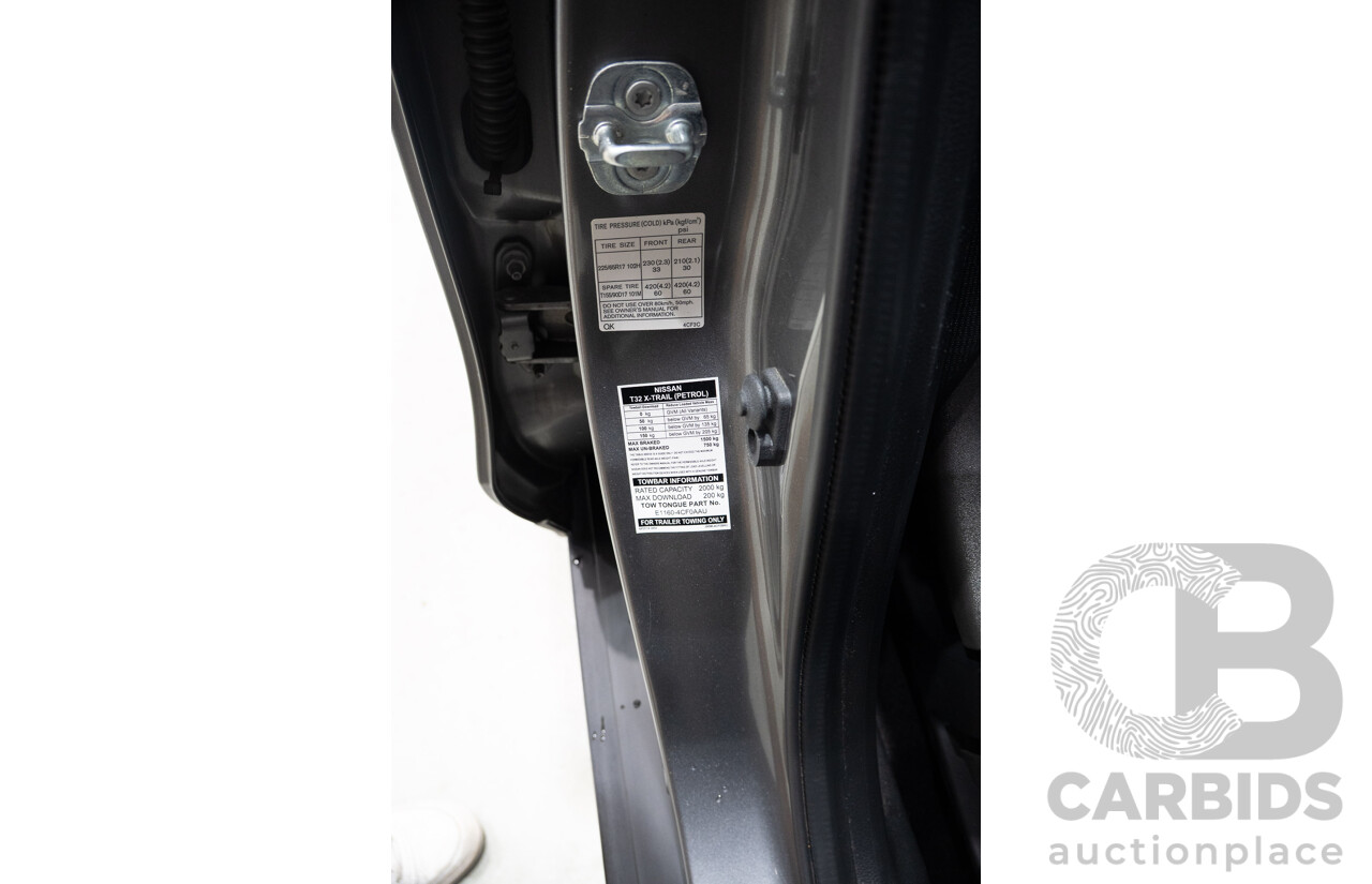 09/2015 Nissan X-Trail ST (4x4) T32 4d Wagon Grey 2.5L