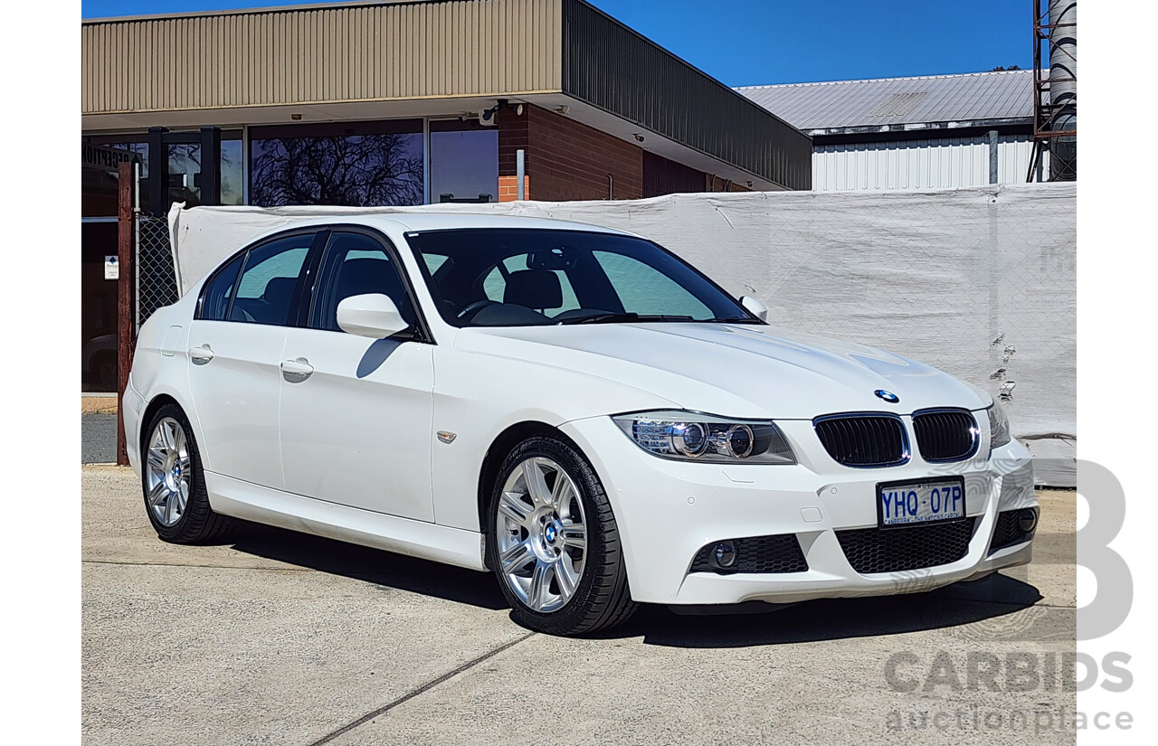 07/2011 Bmw 3 20d M Sport Lifestyle E90 MY11 4d Sedan White 2.0L