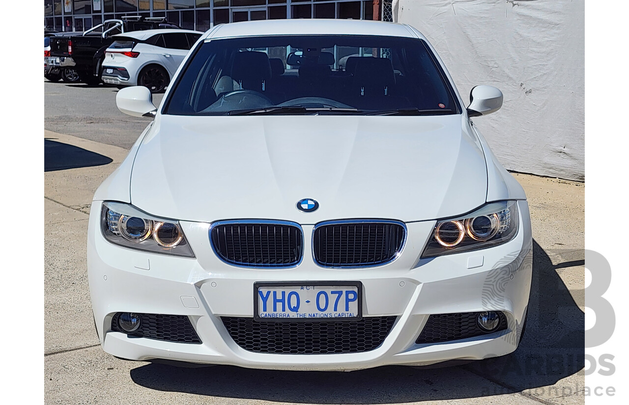 07/2011 Bmw 3 20d M Sport Lifestyle E90 MY11 4d Sedan White 2.0L