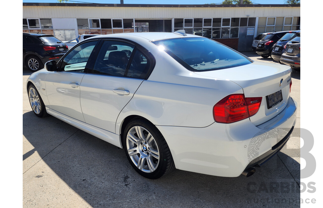 07/2011 Bmw 3 20d M Sport Lifestyle E90 MY11 4d Sedan White 2.0L