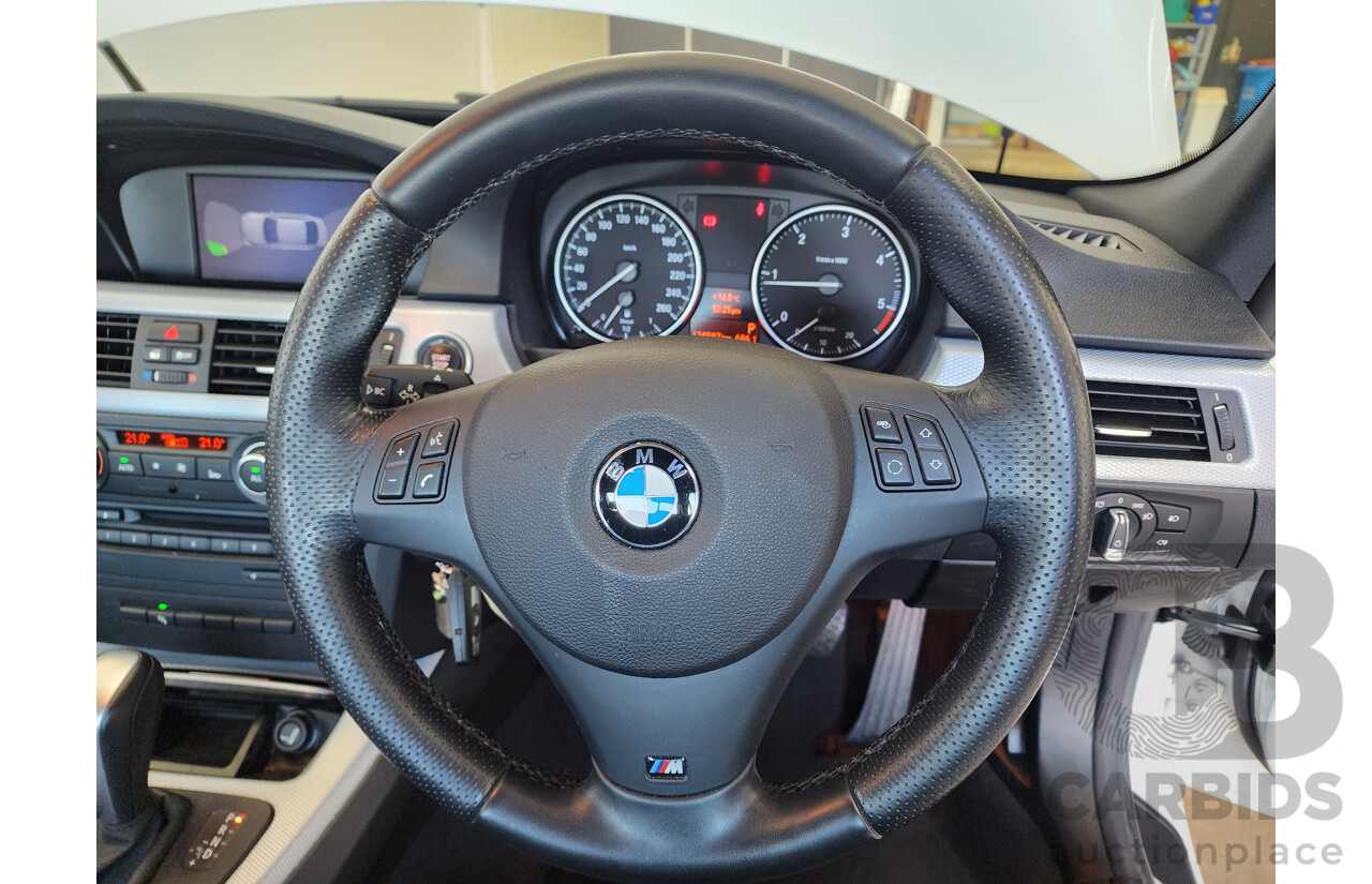 07/2011 Bmw 3 20d M Sport Lifestyle E90 MY11 4d Sedan White 2.0L
