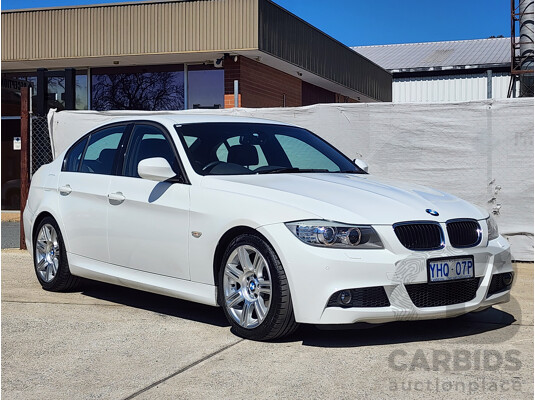 07/2011 Bmw 3 20d M Sport Lifestyle E90 MY11 4d Sedan White 2.0L