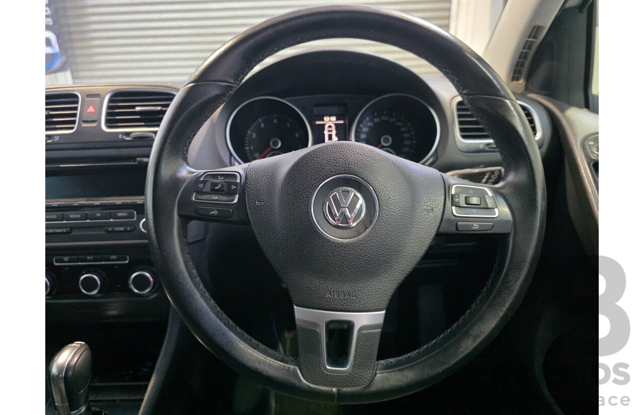 07/2012 Volkswagen Golf 90TSI Trendline 1K MY13 5d Hatchback White 1.4L