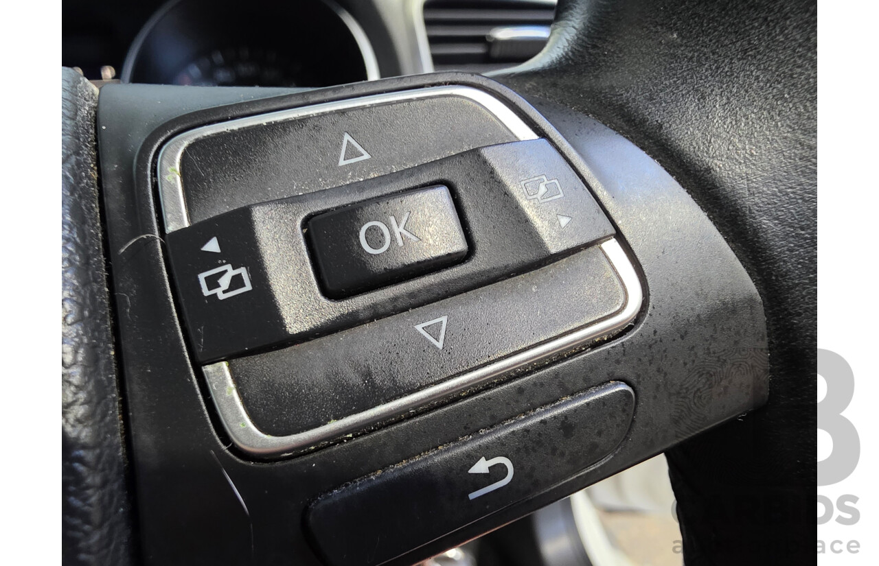 07/2012 Volkswagen Golf 90TSI Trendline 1K MY13 5d Hatchback White 1.4L
