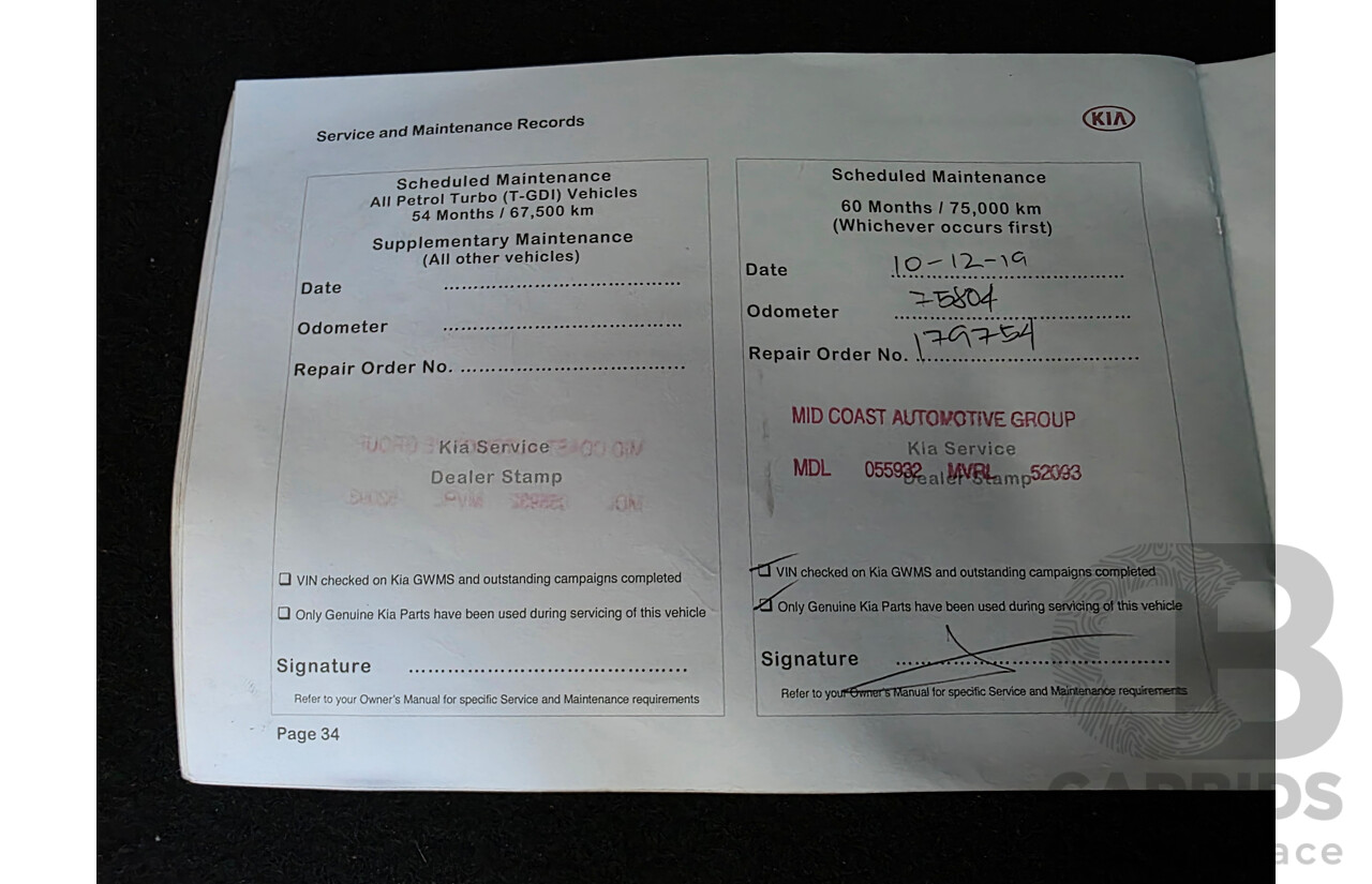 05/2015 Kia Cerato S YD MY15 5d Hatchback White 1.8L