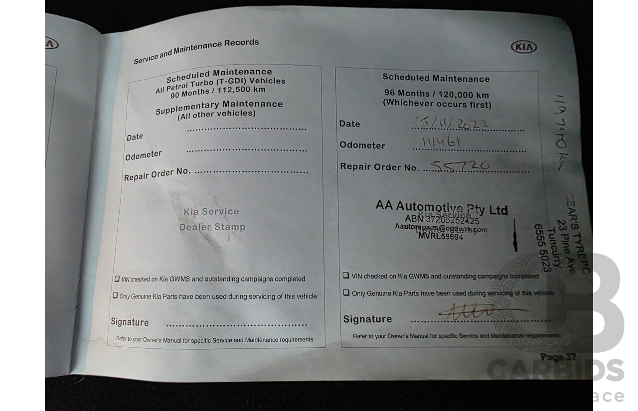 05/2015 Kia Cerato S YD MY15 5d Hatchback White 1.8L