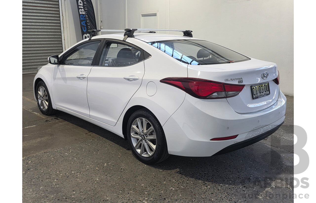 07/2015 Hyundai Elantra Active SPECIAL EDITION MD SERIES 2 (MD3) 4d Sedan White 1.8L