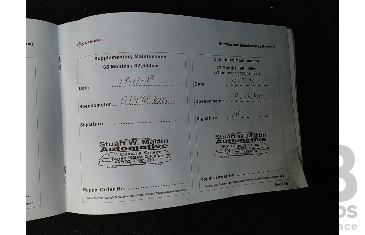 03/2012 Kia Rio S UB 5d Hatchback White 1.4L