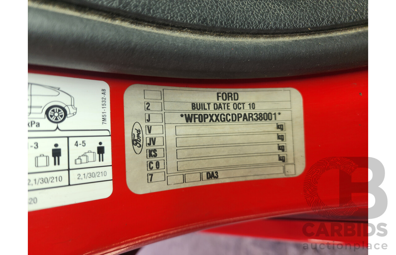 12/2010 Ford Focus XR5 Turbo LV 5d Hatchback Red 2.5L
