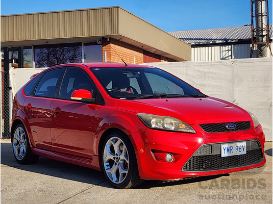 12/2010 Ford Focus XR5 Turbo LV 5d Hatchback Red 2.5L