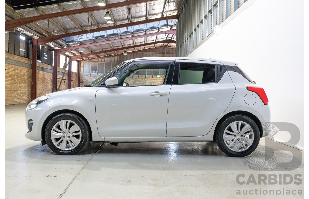 07/2017 Suzuki Swift GL Navigator AL 5d Hatchback White 1.2L
