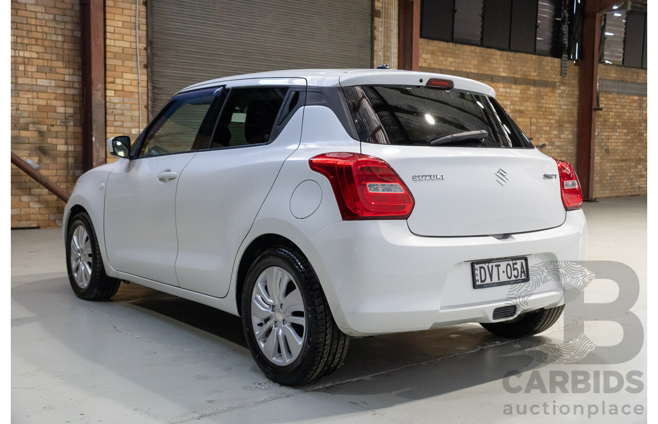 07/2017 Suzuki Swift GL Navigator AL 5d Hatchback White 1.2L