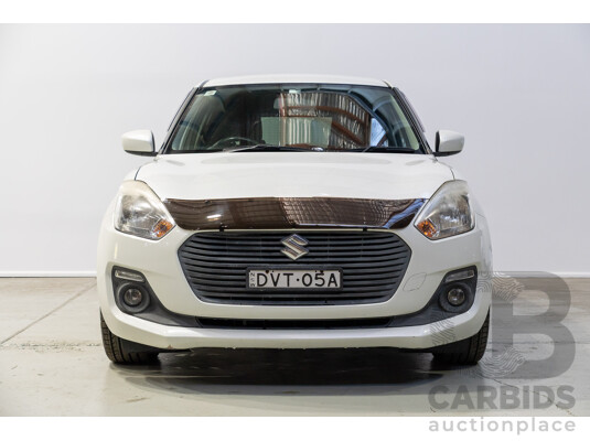 07/2017 Suzuki Swift GL Navigator AL 5d Hatchback White 1.2L