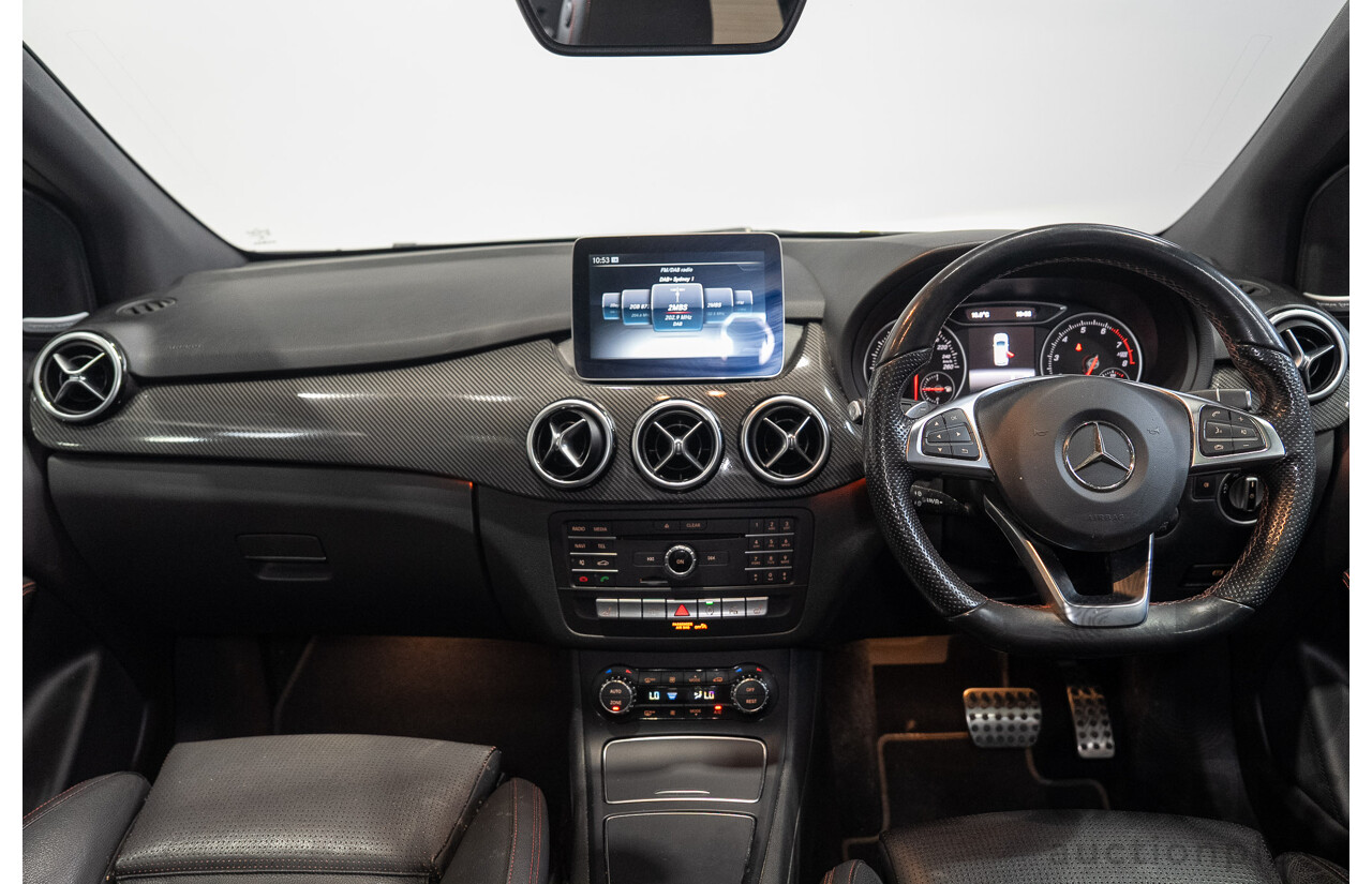 02/2017 Mercedes-Benz B250 4MATIC (AWD) 246 MY17 5d Hatchback Black 2.0L