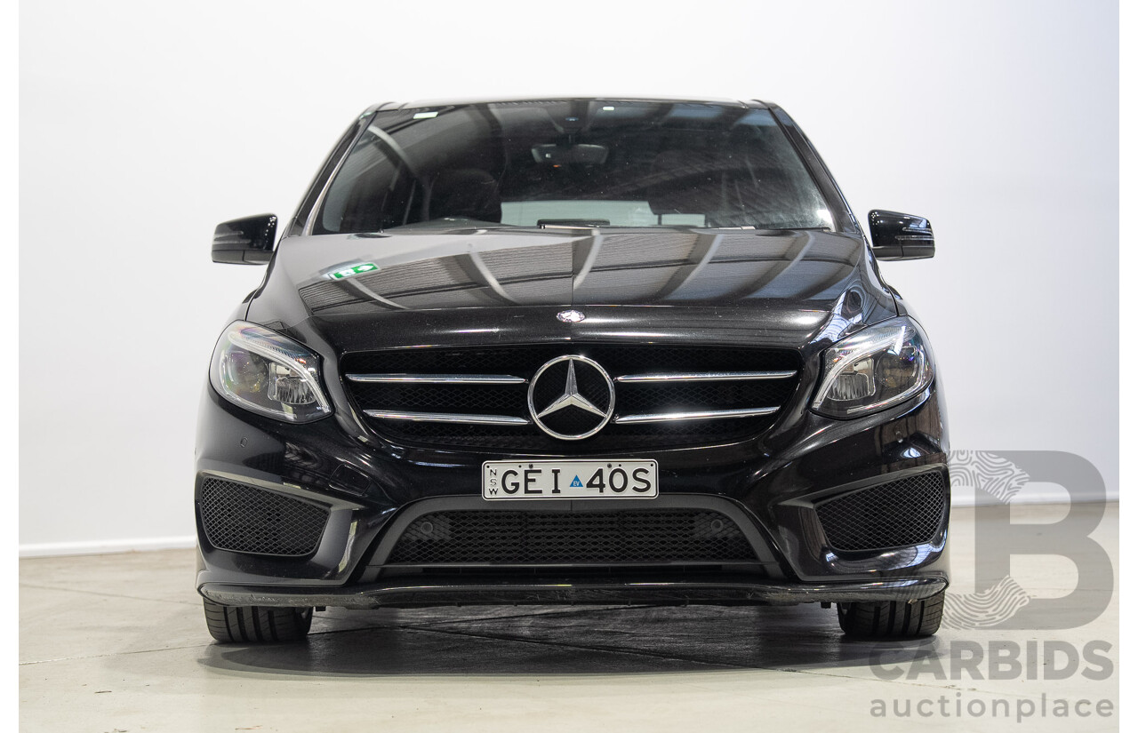02/2017 Mercedes-Benz B250 4MATIC (AWD) 246 MY17 5d Hatchback Black 2.0L