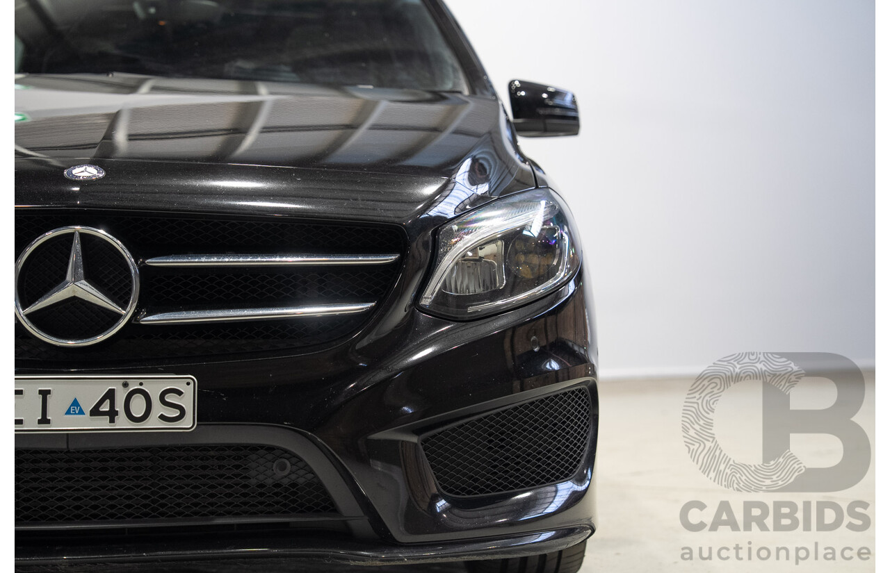 02/2017 Mercedes-Benz B250 4MATIC (AWD) 246 MY17 5d Hatchback Black 2.0L