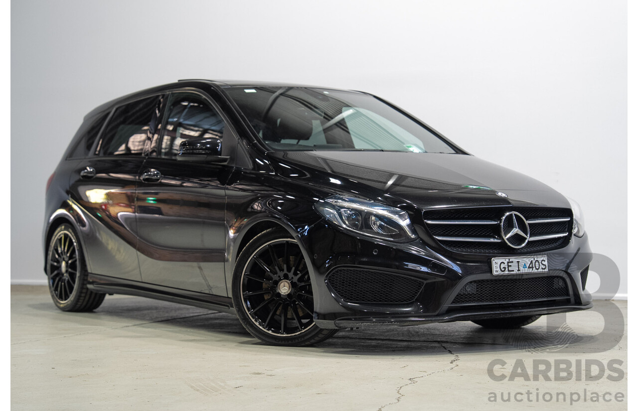 02/2017 Mercedes-Benz B250 4MATIC (AWD) 246 MY17 5d Hatchback Black 2.0L