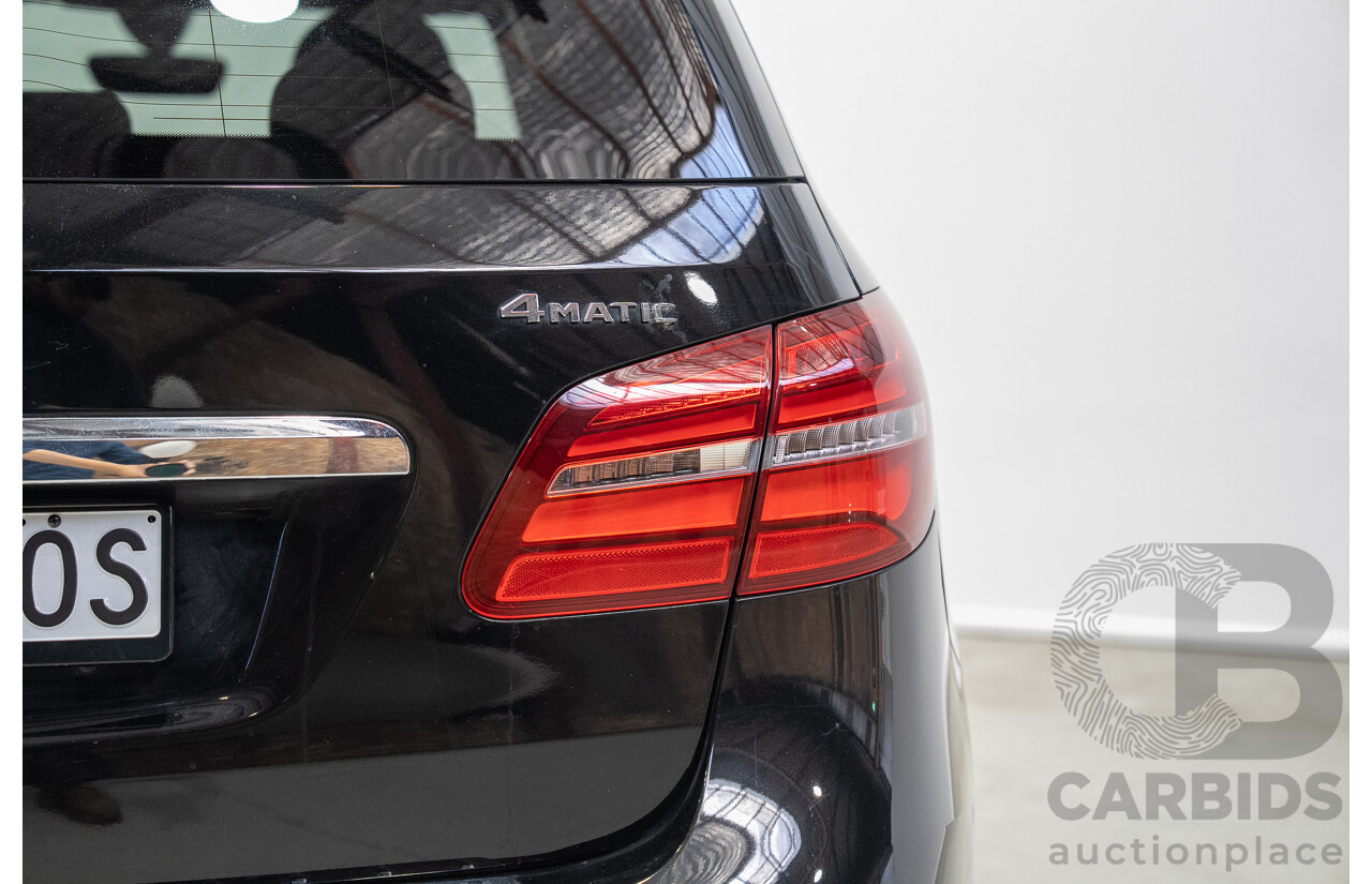 02/2017 Mercedes-Benz B250 4MATIC (AWD) 246 MY17 5d Hatchback Black 2.0L