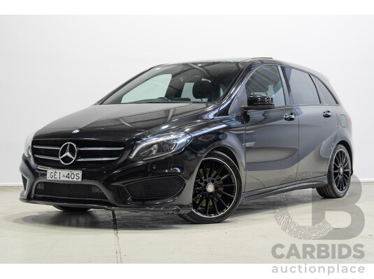 02/2017 Mercedes-Benz B250 4MATIC (AWD) 246 MY17 5d Hatchback Black 2.0L