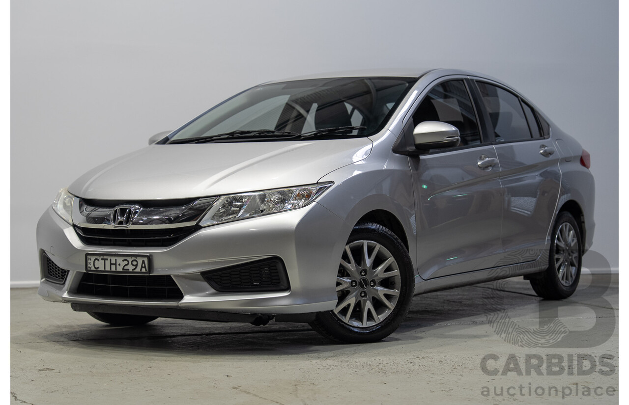 07/2014 Honda City VTi GM MY15 4d Sedan Silver 1.5L