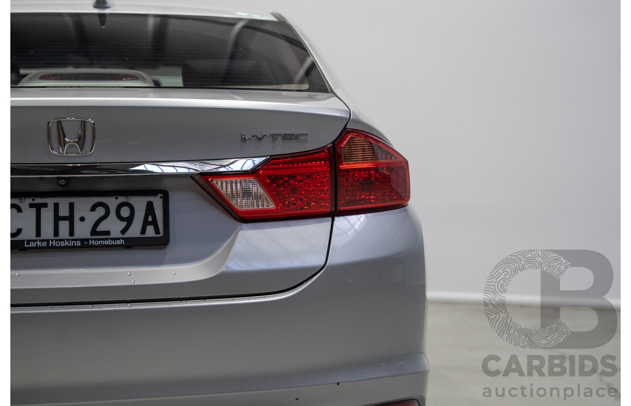 07/2014 Honda City VTi GM MY15 4d Sedan Silver 1.5L