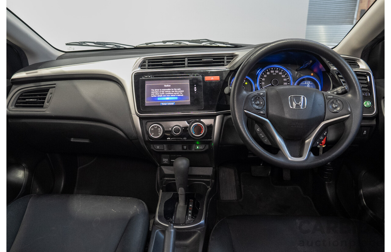 07/2014 Honda City VTi GM MY15 4d Sedan Silver 1.5L