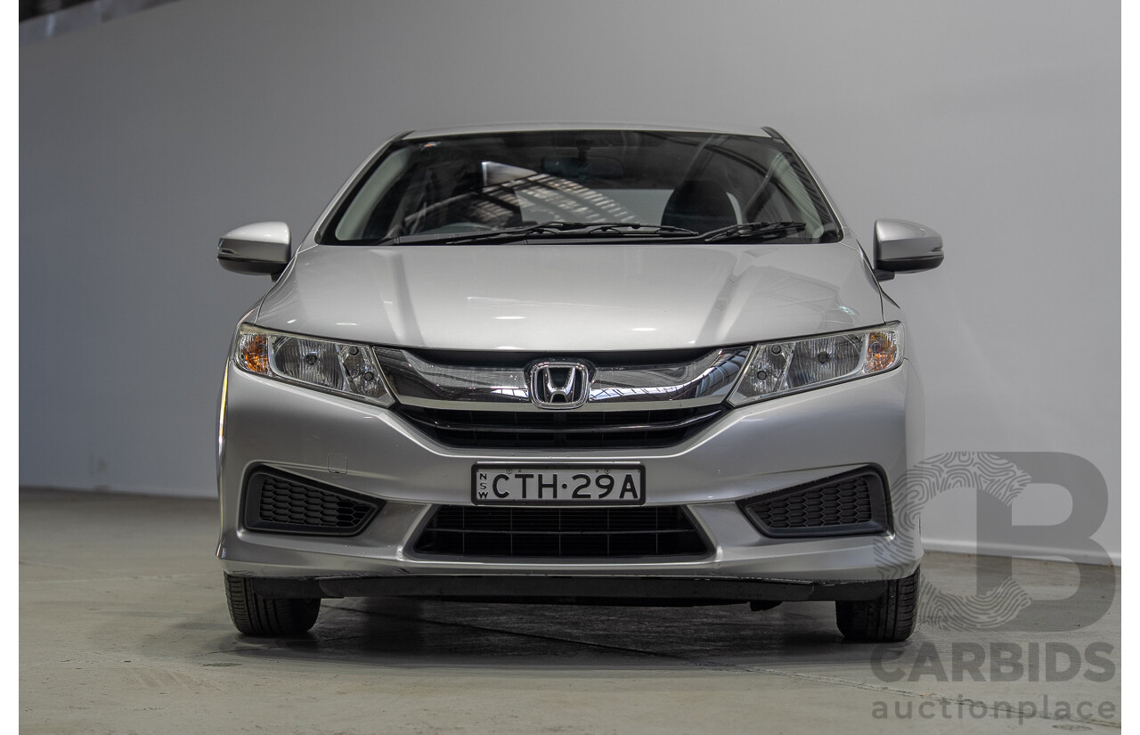 07/2014 Honda City VTi GM MY15 4d Sedan Silver 1.5L