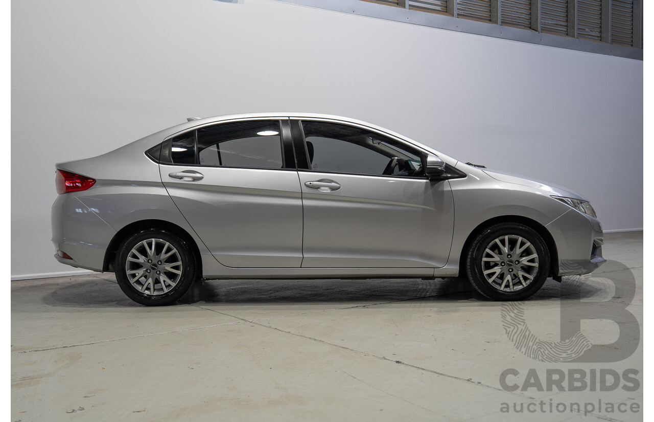 07/2014 Honda City VTi GM MY15 4d Sedan Silver 1.5L