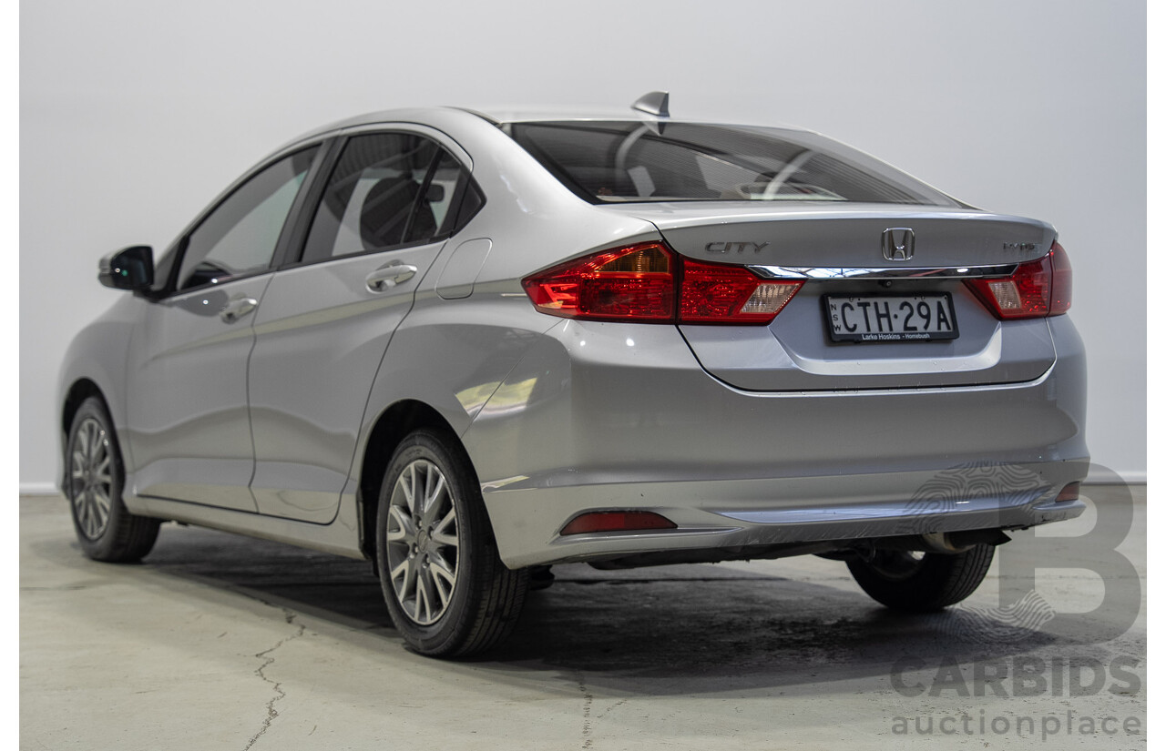 07/2014 Honda City VTi GM MY15 4d Sedan Silver 1.5L