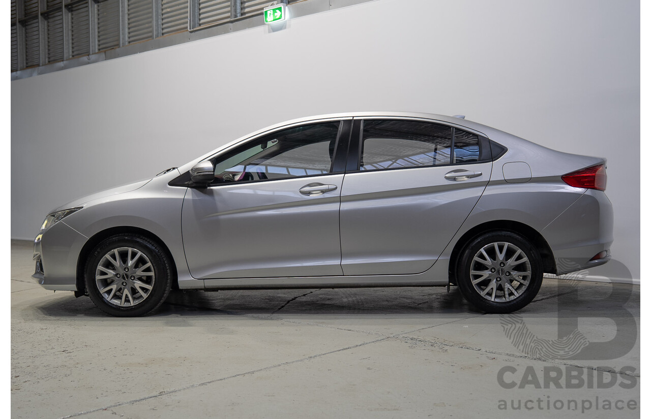 07/2014 Honda City VTi GM MY15 4d Sedan Silver 1.5L