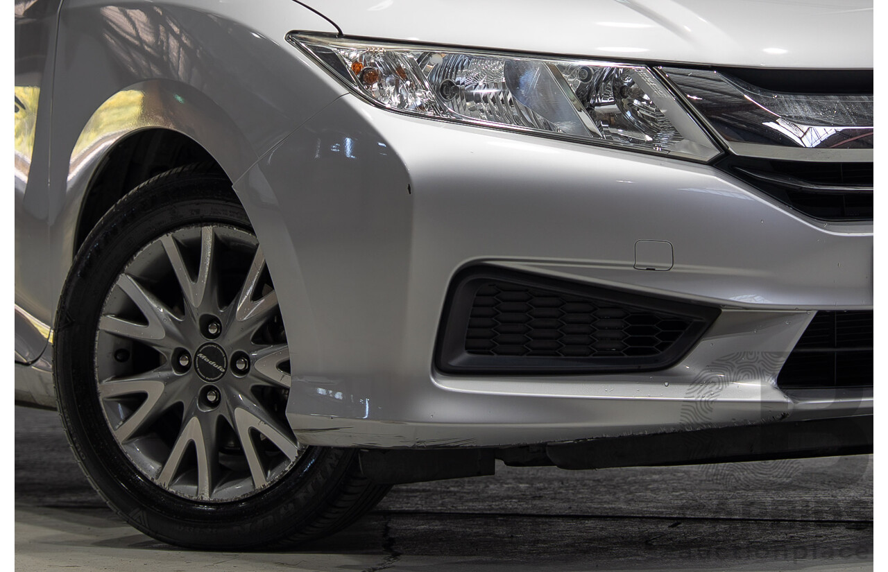 07/2014 Honda City VTi GM MY15 4d Sedan Silver 1.5L