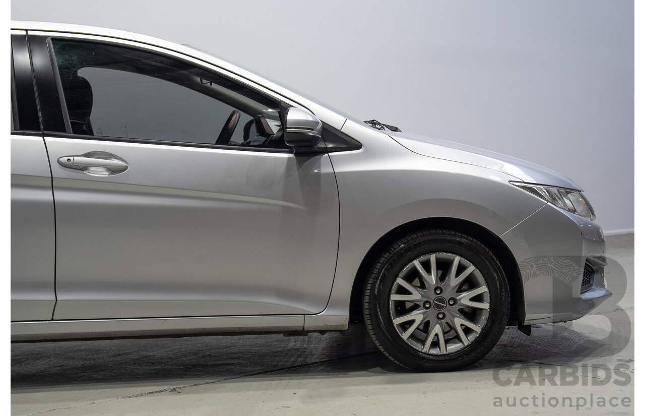 07/2014 Honda City VTi GM MY15 4d Sedan Silver 1.5L