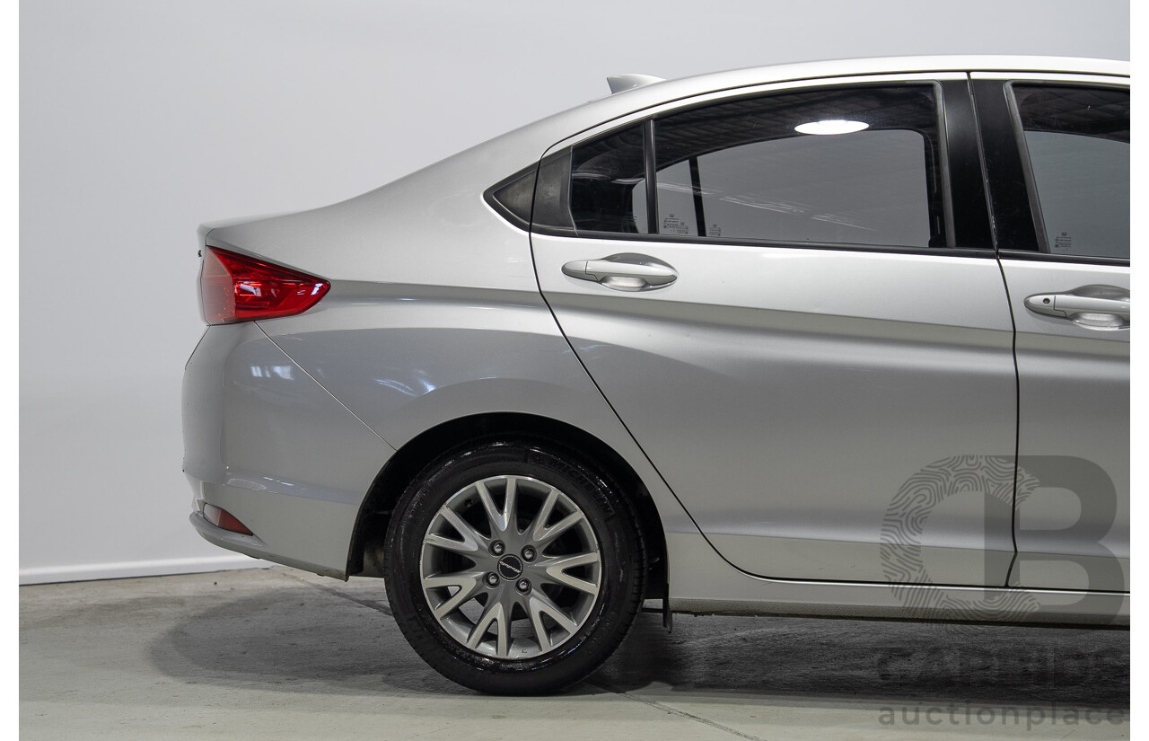 07/2014 Honda City VTi GM MY15 4d Sedan Silver 1.5L