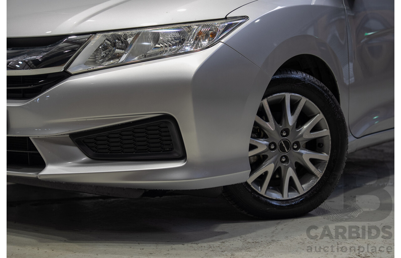 07/2014 Honda City VTi GM MY15 4d Sedan Silver 1.5L