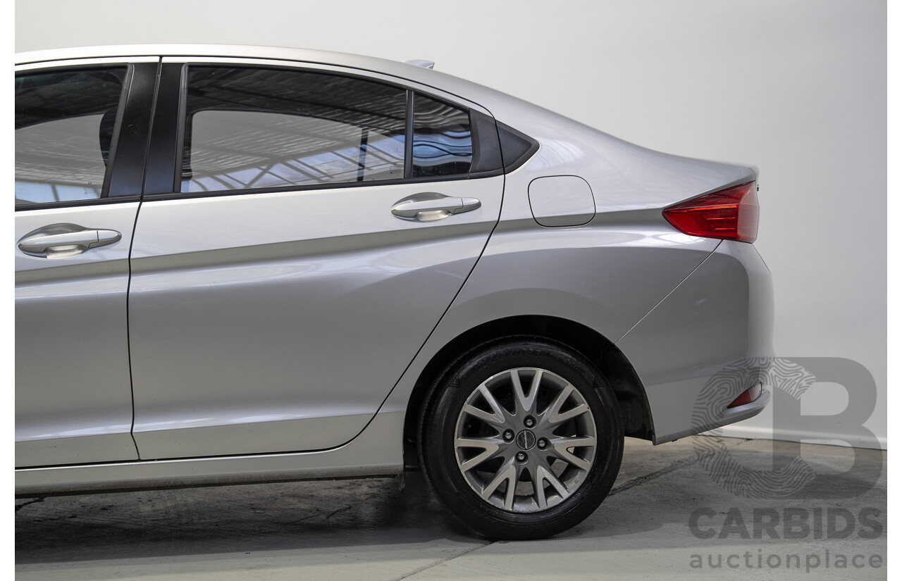 07/2014 Honda City VTi GM MY15 4d Sedan Silver 1.5L