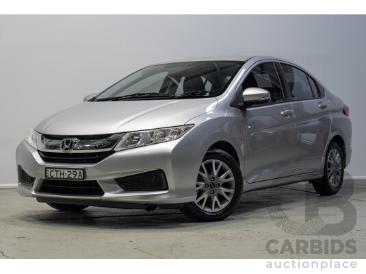 07/2014 Honda City VTi GM MY15 4d Sedan Silver 1.5L