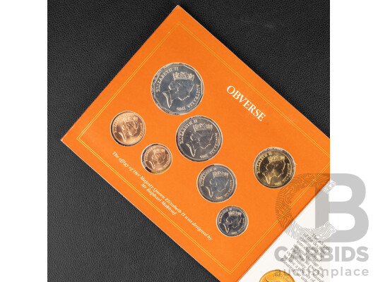 Australian RAM 1986 Seven UNC Coin Set, International Year of Peace