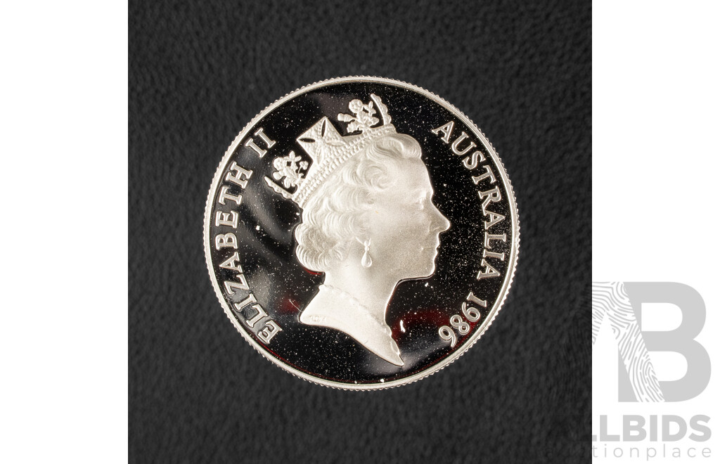 Australian 1986 Silver Proof Ten Dollar Coin, State Series South Australia .925