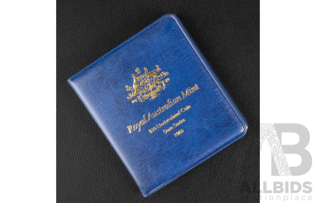 Australian RAM 1985 Silver Ten Dollar Coin, State Series, Victoria .925